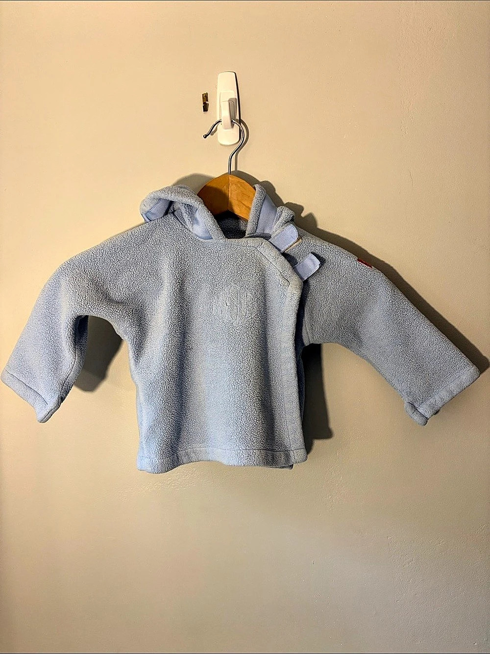 Widgeon Fleece Hooded Jacket Blue Baby 9 mos